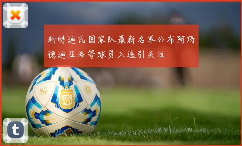 科特迪瓦国家队最新名单公布阿玛德迪亚洛等球员入选引关注